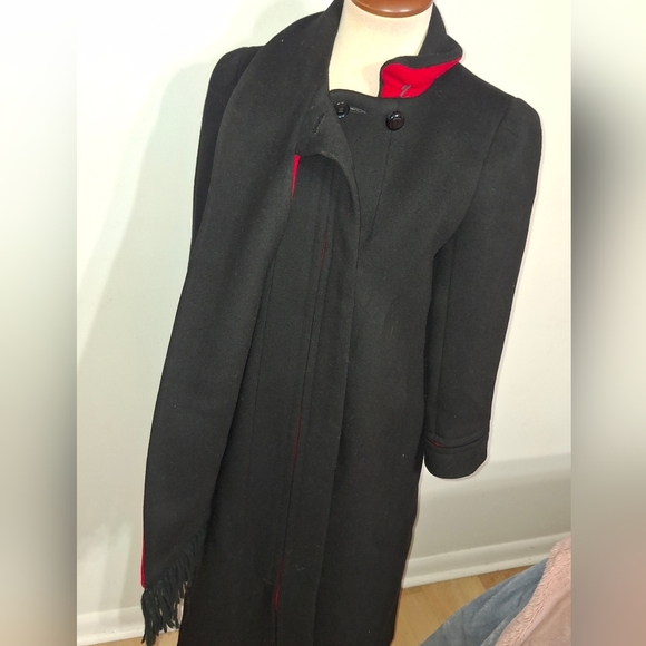 Charles Klein- 100% Wool- Long Winter Coat/ W Sz Medium - Picture 8 of 14